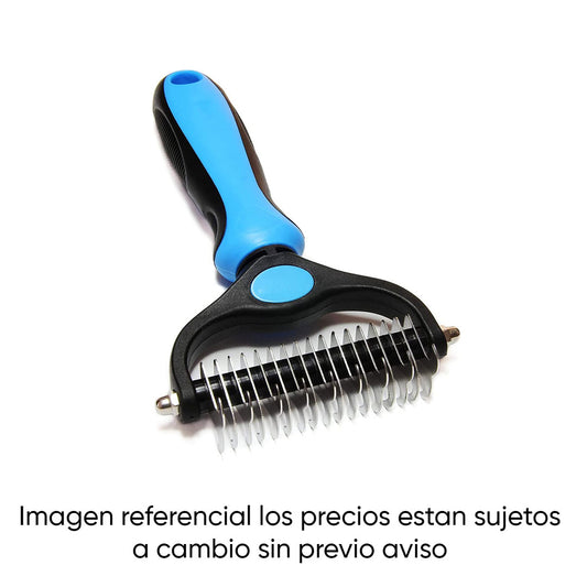 Deslanador Garra de Mono Grande Doble para perros