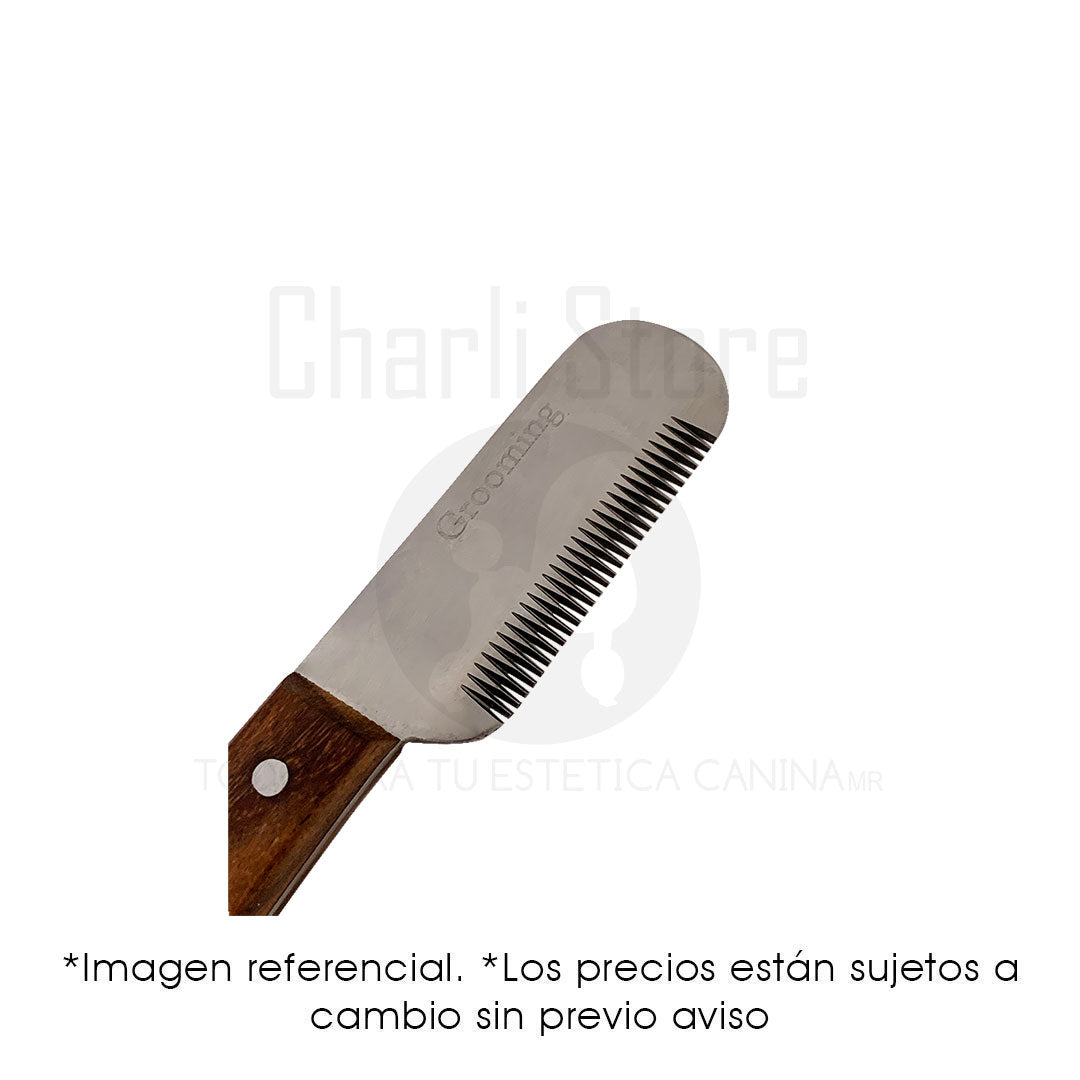 Grooming Set Stripping 3 Piezas Mango De Madera