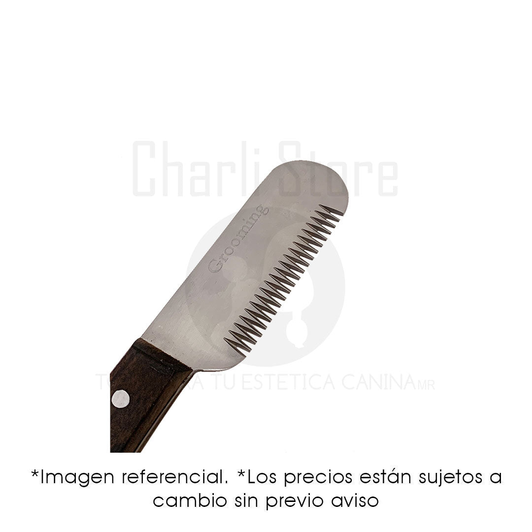 Grooming Set Stripping 3 Piezas Mango De Madera