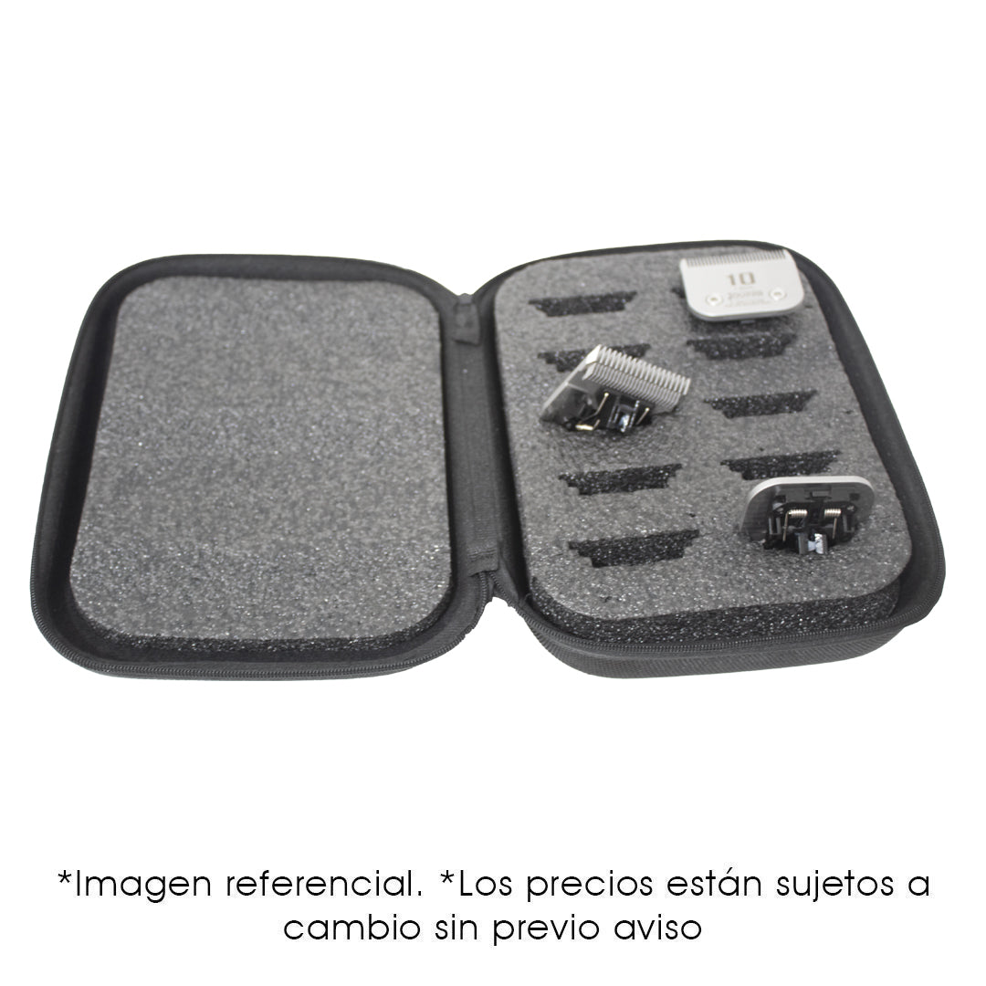 Estuche Porta Cuchillas con interior de poliuretano