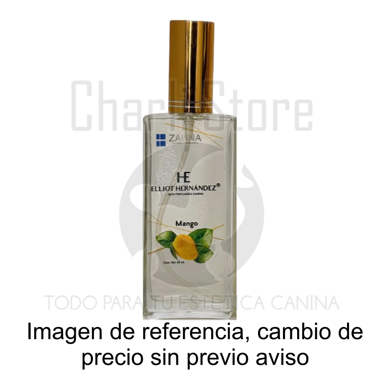 Perfume Elliot Hernández para perros – Aroma Mango zauna – Charli Store