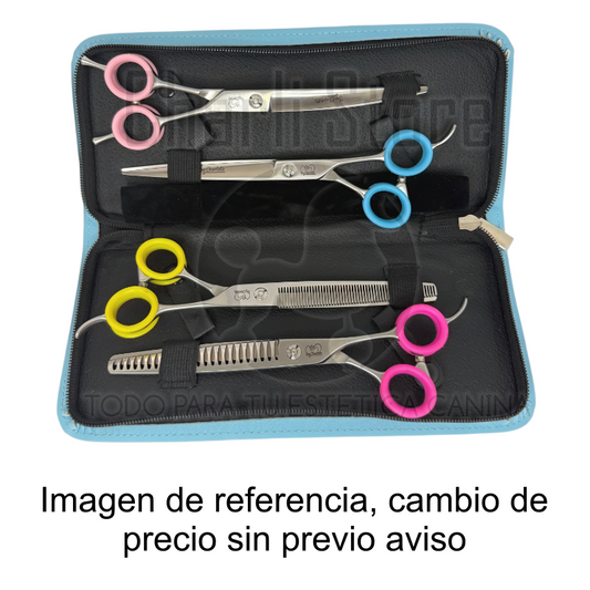 Set Tijeras Profesionales By Charlotte 7" pulgadas