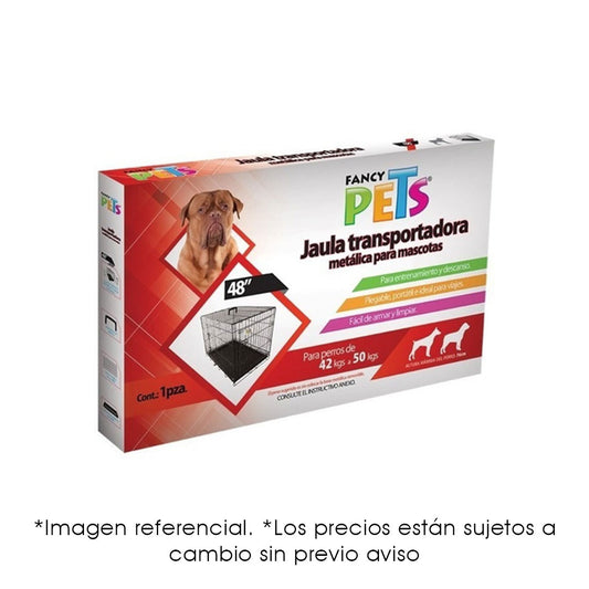 jaula transportadora fancy pets 48 pulgadas