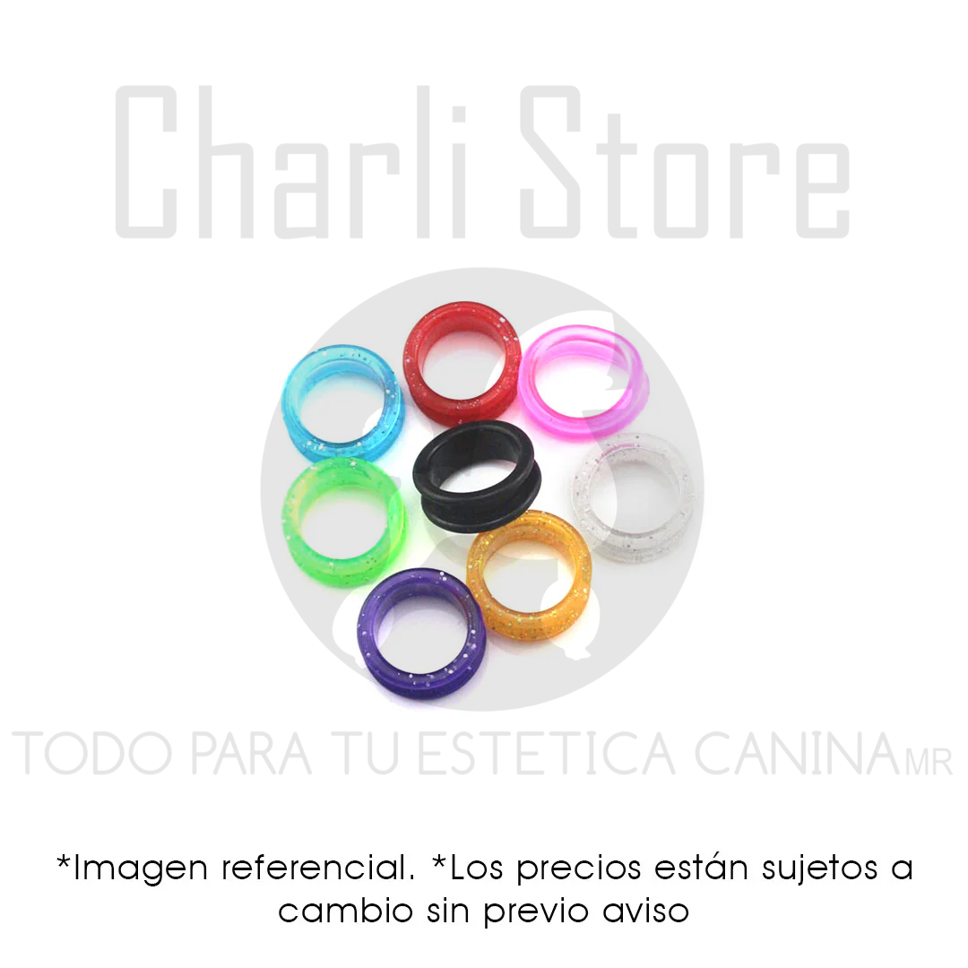 Anillos de colores para tijeras