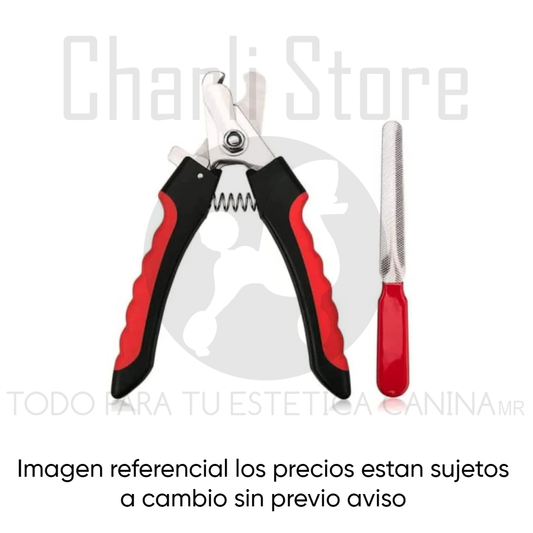 Corta uñas grande con lima
