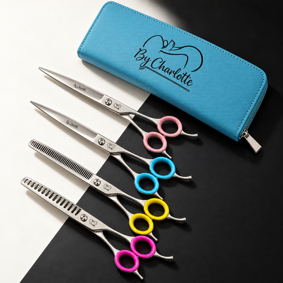 Set Tijeras Profesionales By Charlotte 7" pulgadas