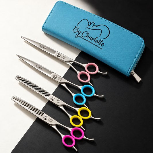 Set Tijeras Profesionales By Charlotte 7" pulgadas