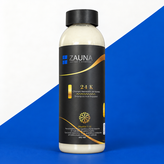 ZAUNA 24k Shampoo reparador de mantos