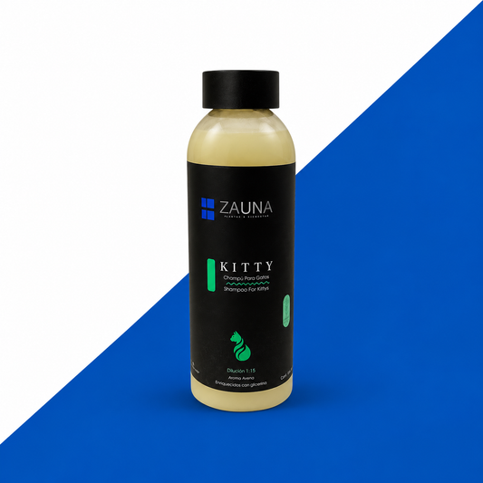 Zauna kitty Shampoo para gatos con avena sin sulfatos