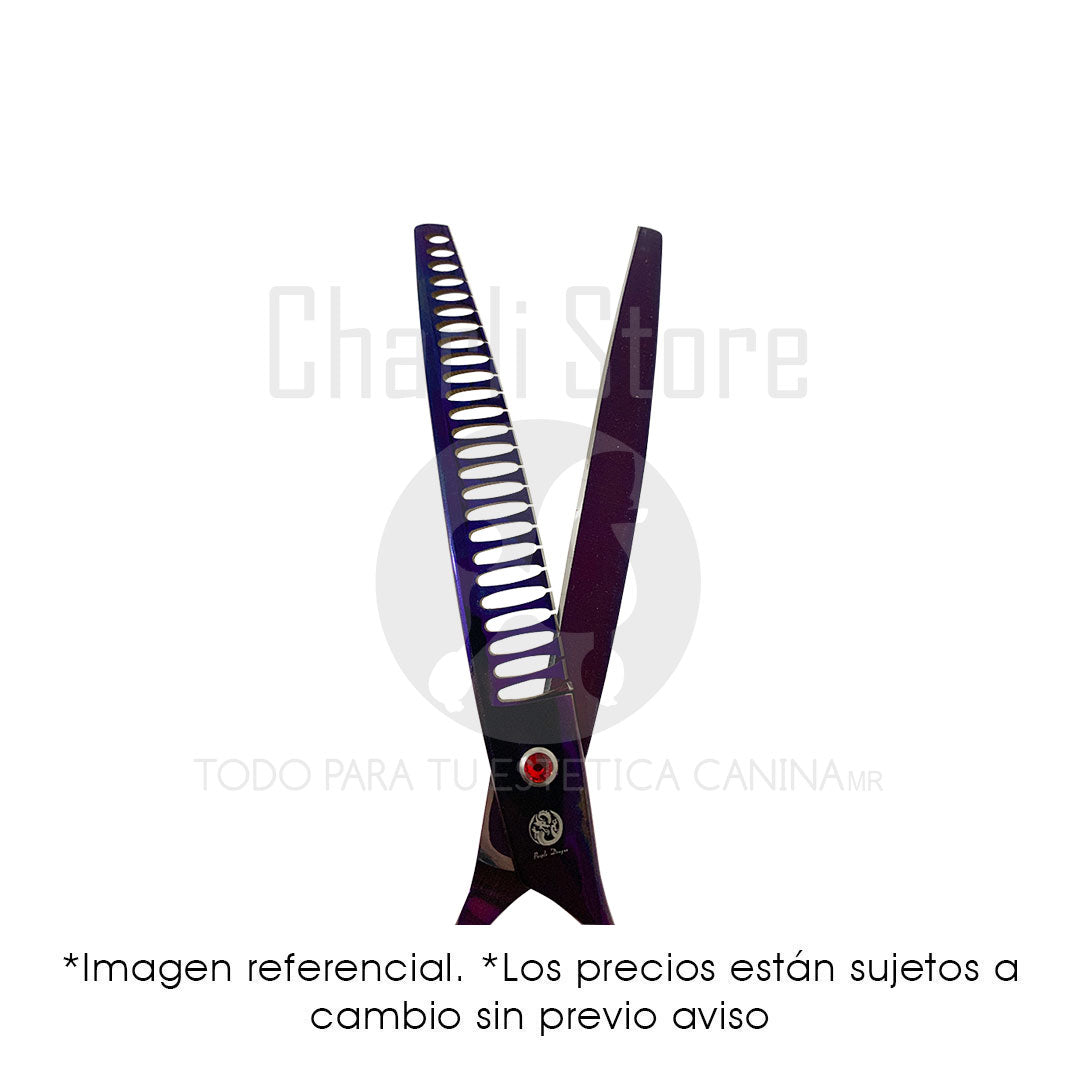 Tijeras Purple Dragon Curva Blander 8"