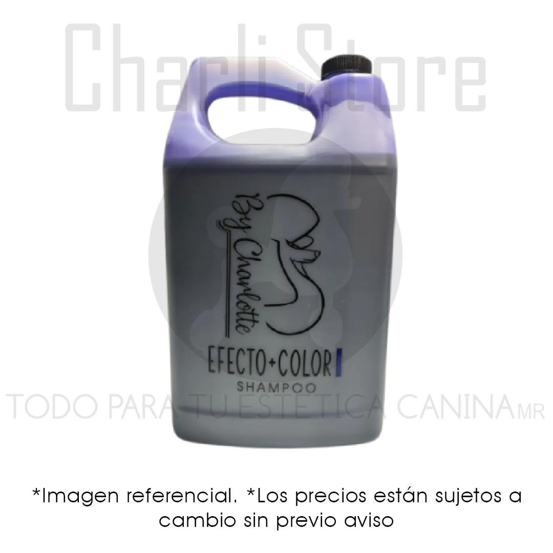 Shampoo By Charlotte Efecto + Color 3.7 L para perros