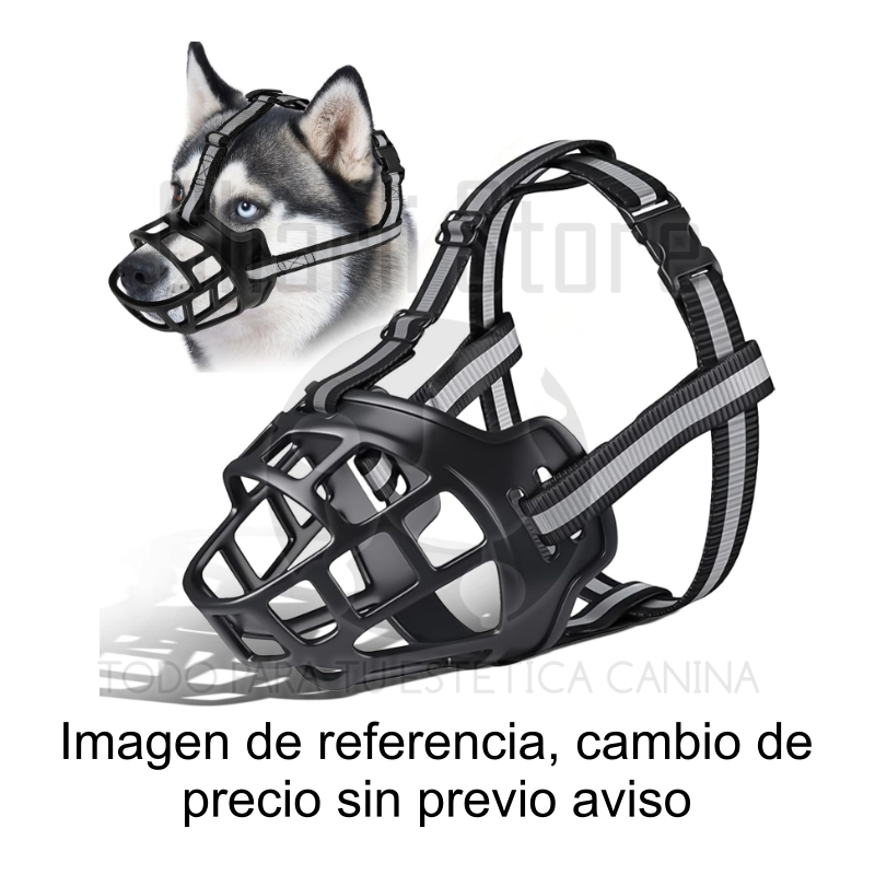 Bozal Abierto Transpirable para Perros – Especial Grooming y Baño 5 tallas