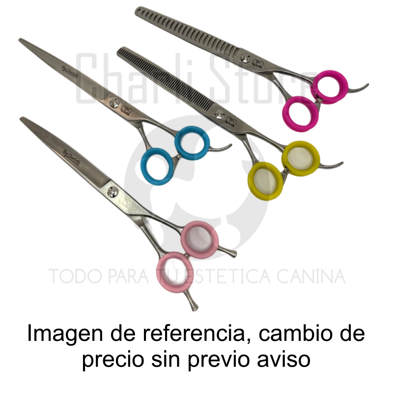Set Tijeras Profesionales By Charlotte 7" pulgadas