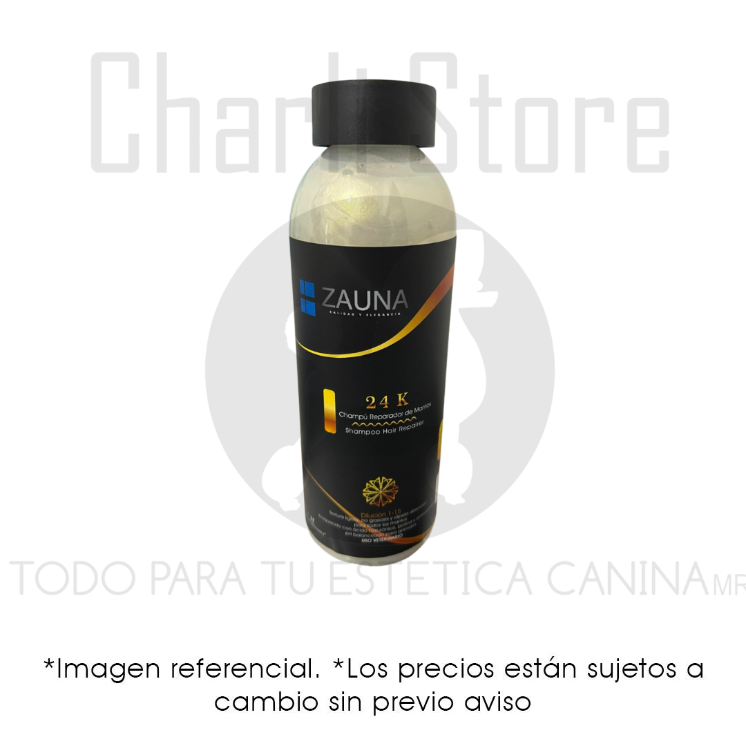 ZAUNA Shampoo reparador de mantos 24K